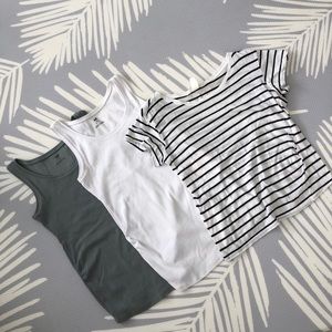 H&M Mama Maternity tank and tee bundle